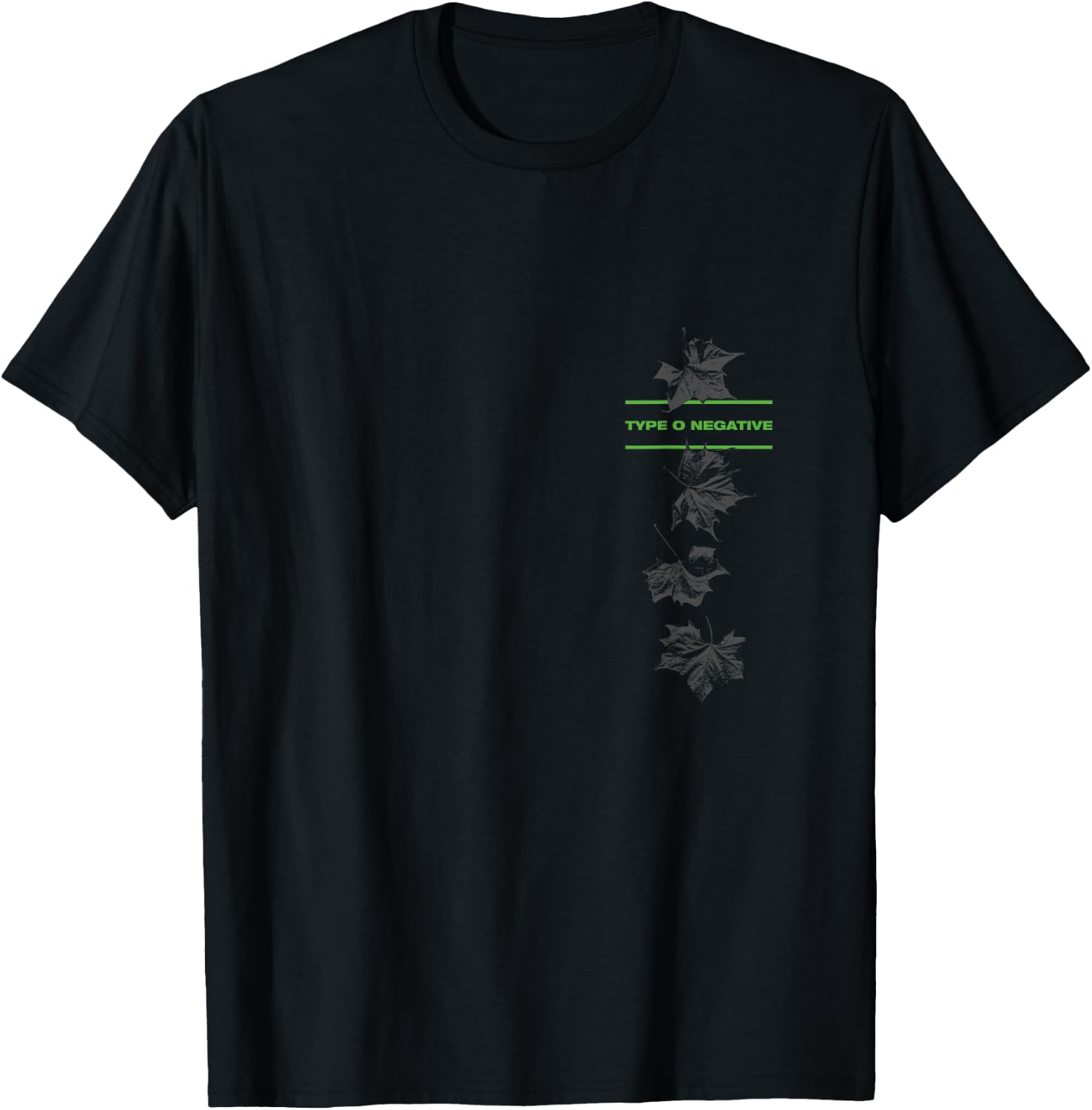 Type O Negative Leaves Double Sided Black T-Shirt - T-Shirt | Black