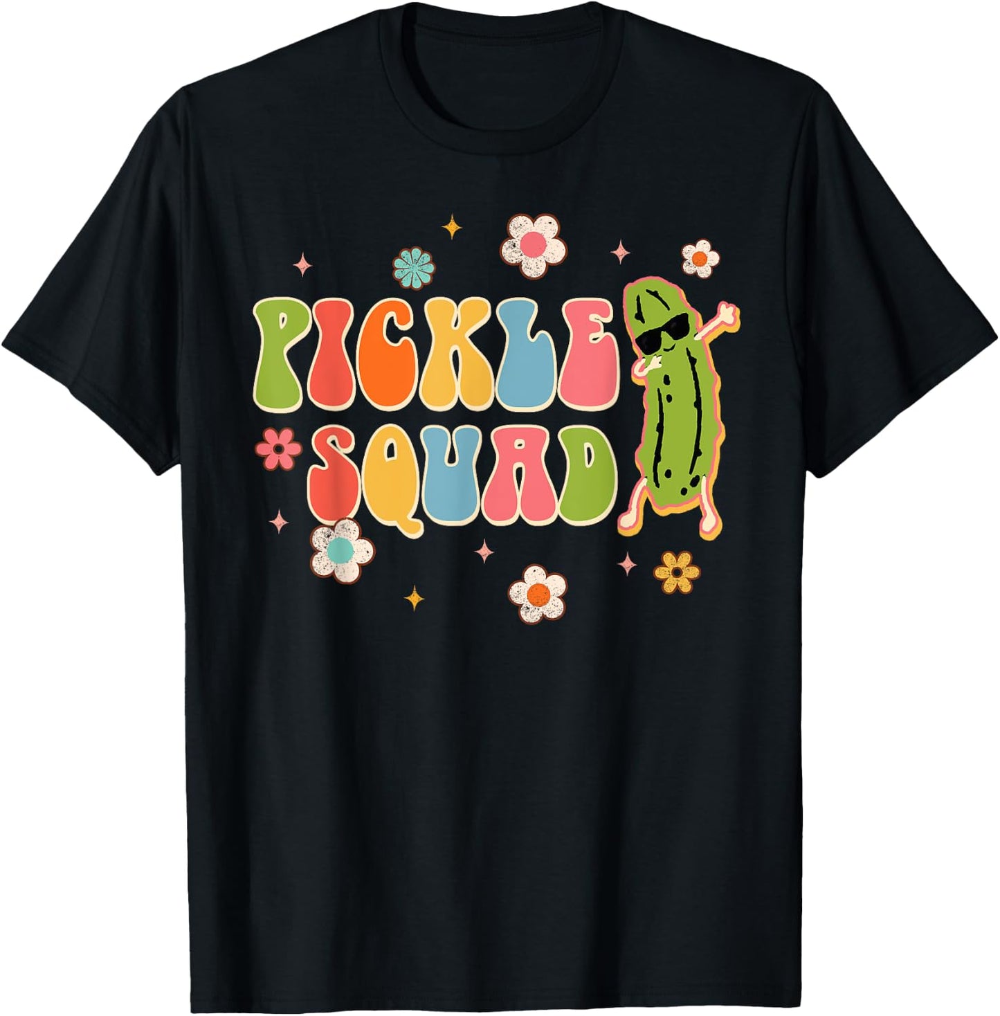 Pickle Squad Bridesmaid Bride Babe Bachelorette Matching T-Shirt - T-Shirt | Black