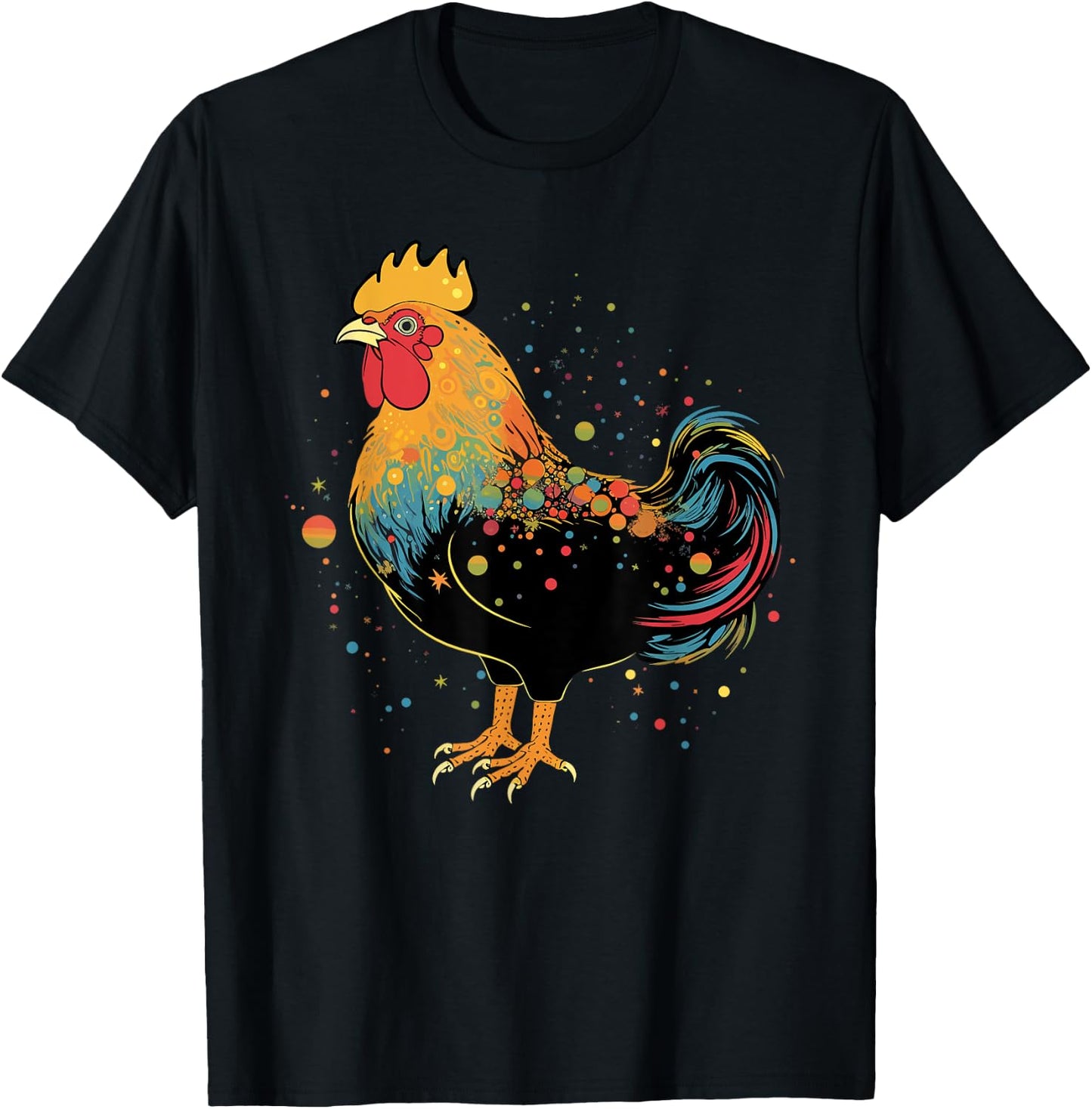 Chicken Gifts Farm Country Women Men Kids Funny Chicken T-Shirt - T-Shirt | Black