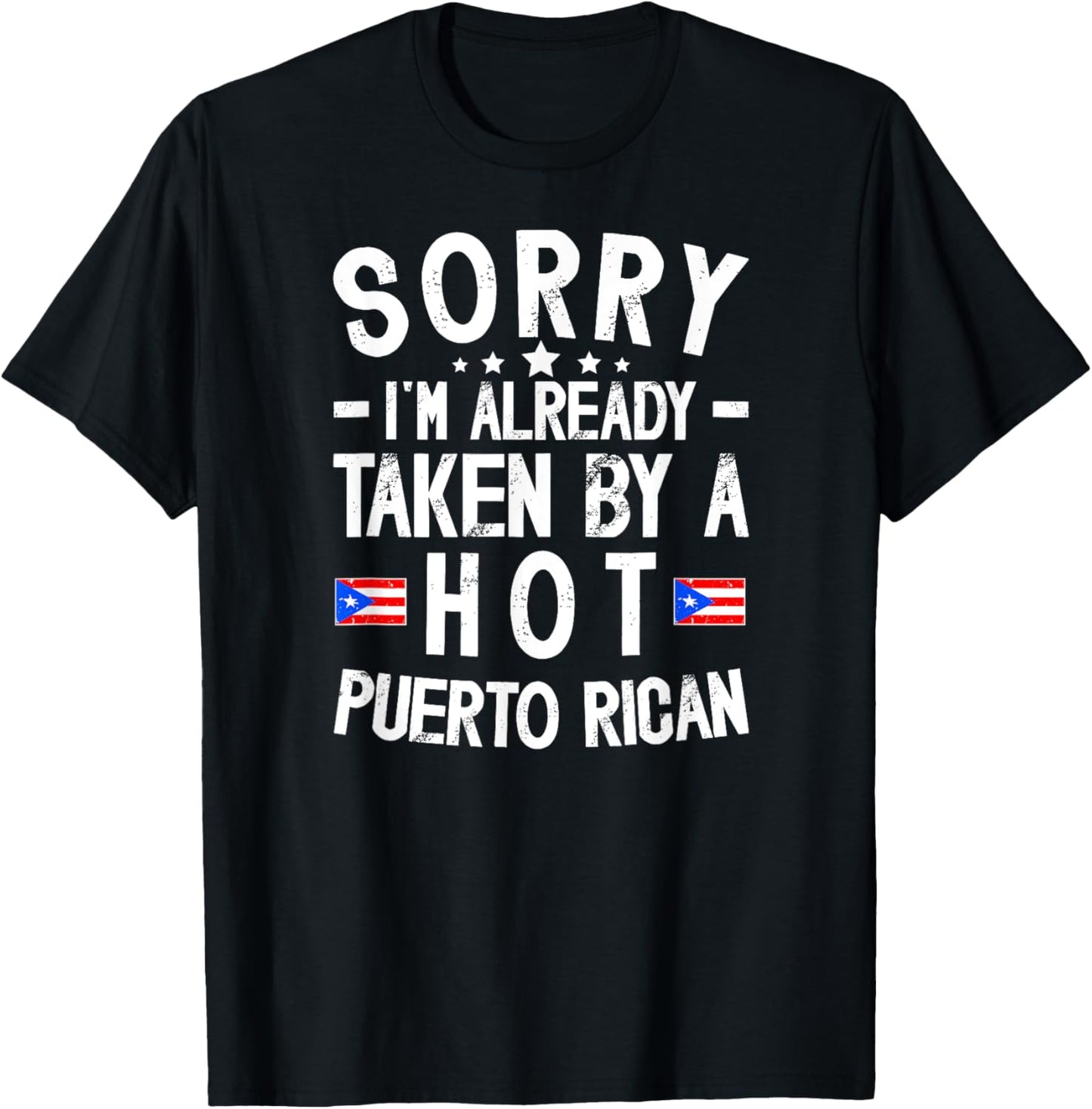 Taken By Puerto Rican Wife Husband Of A Puerto Rican Wife T-Shirt - T-Shirt | Black