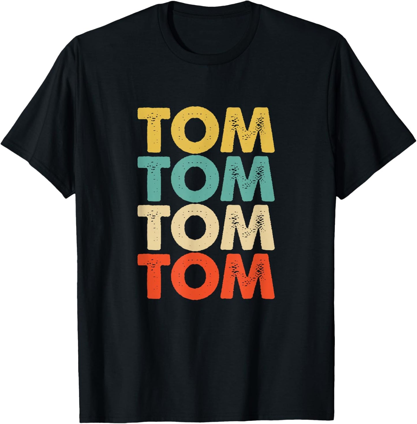 Tom Name T-Shirt - T-Shirt | Black