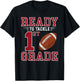 Ready to Tackle 1st Grade Back to School First Day of School T-Shirt - T-Shirt | Black