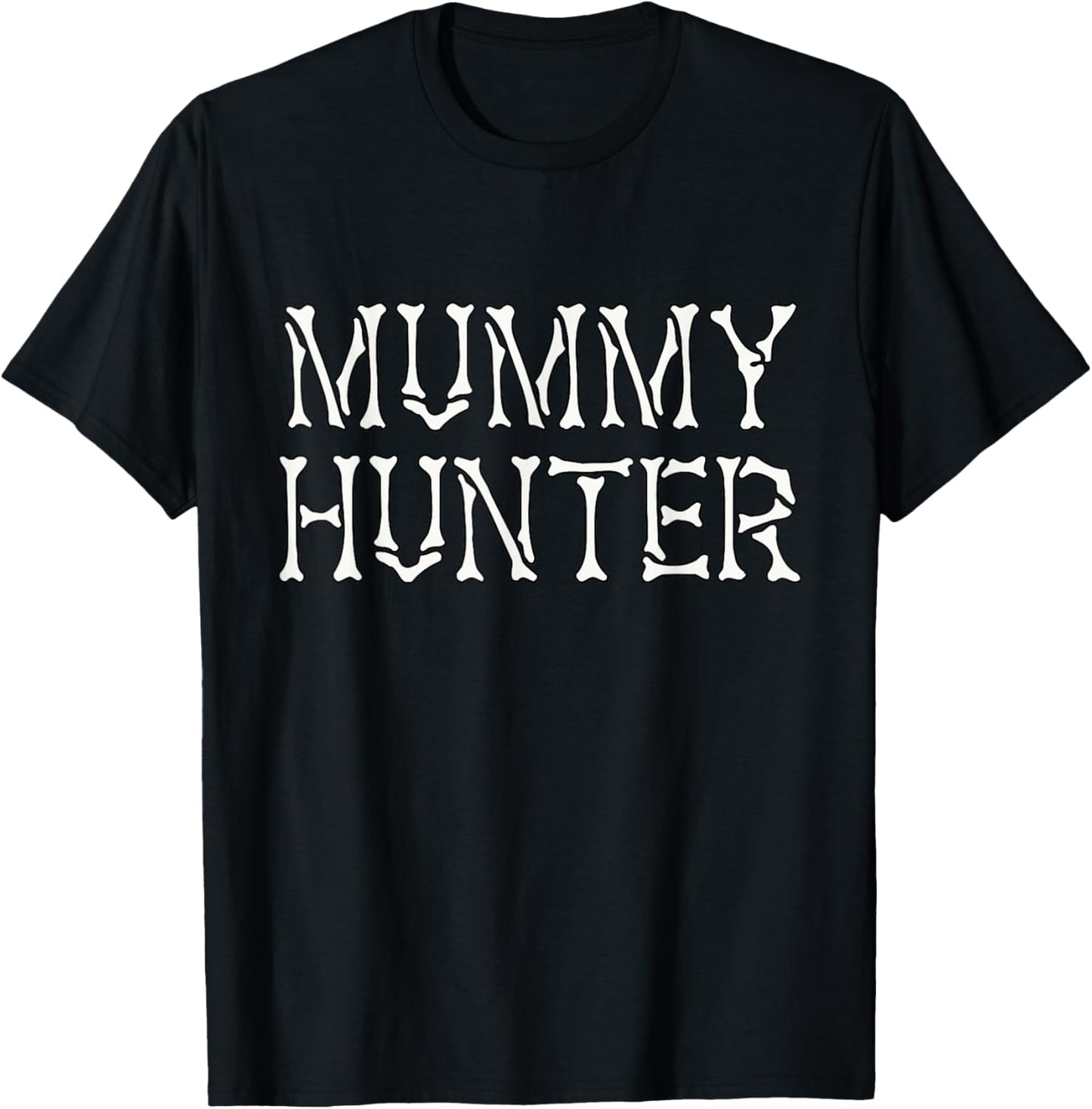 Mummy Hunter Halloween Costume for Man and Woman T-Shirt - T-Shirt | Black
