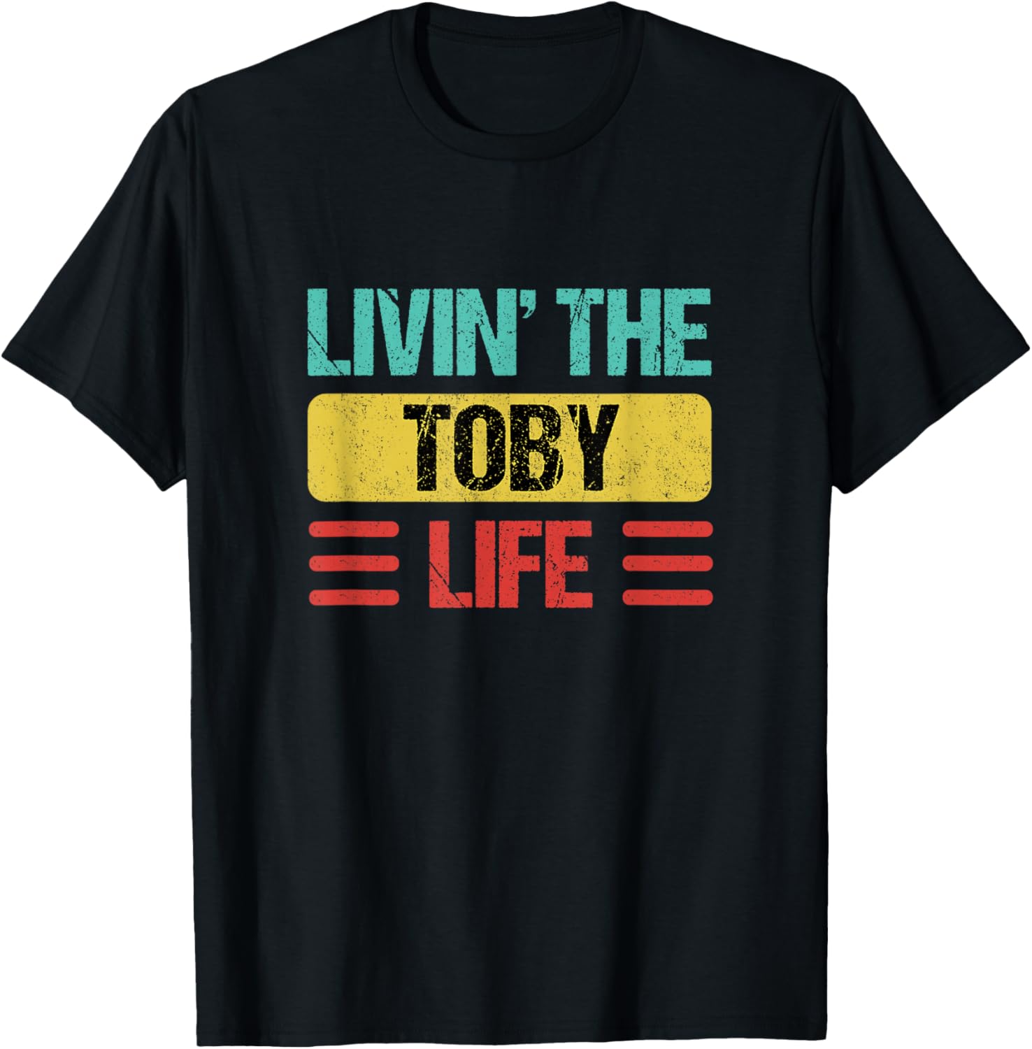 Toby Name T-Shirt - T-Shirt | Black