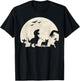 Halloween French Bulldog Dog Frenchie Dinosaur Costume Men Women Kids T-Shirt - T-Shirt | Black