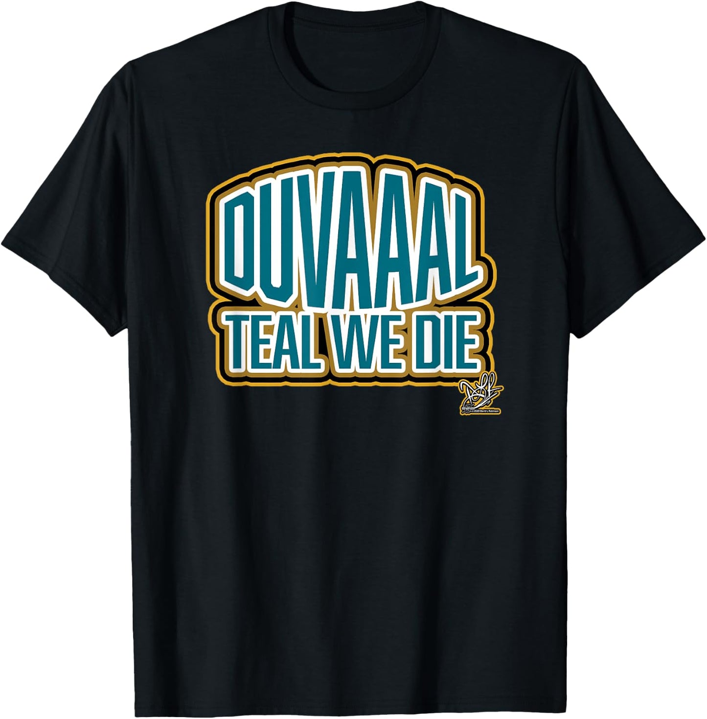 DLR The Brand - DUVAAAL Teal We T-Shirt - T-Shirt | Black
