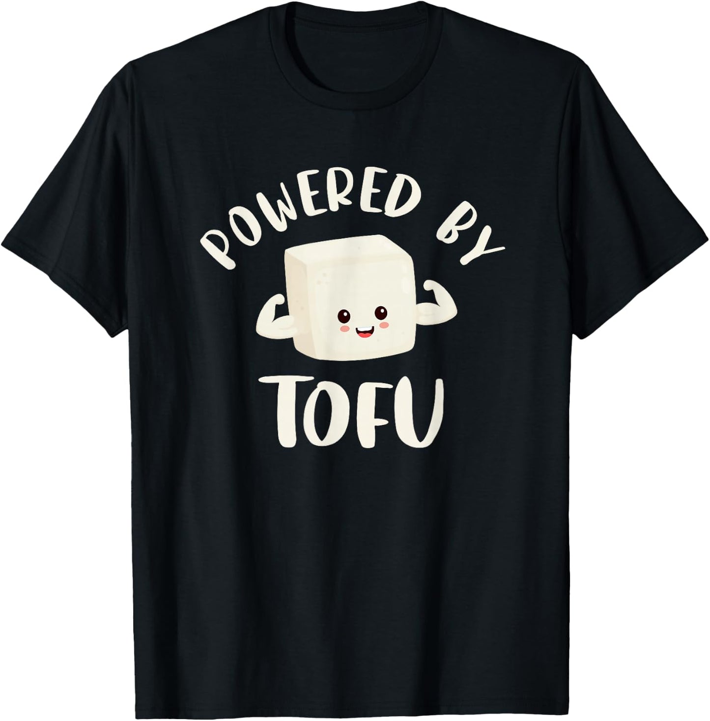 Powered By Tofu T-Shirt - T-Shirt | Black