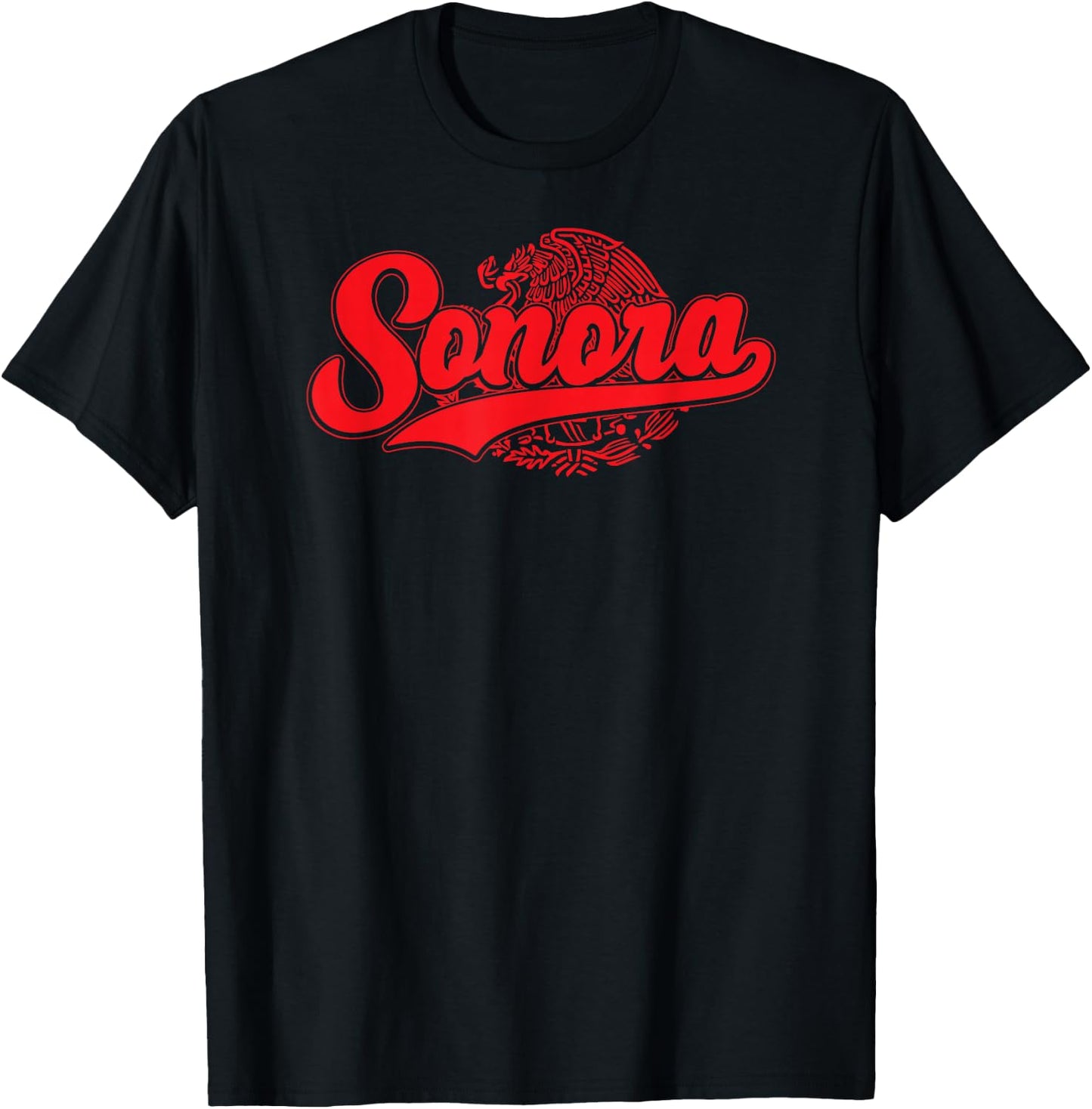 Sonora Mexico Aguila Mexicana colores Mexicanos design T-Shirt - T-Shirt | Black