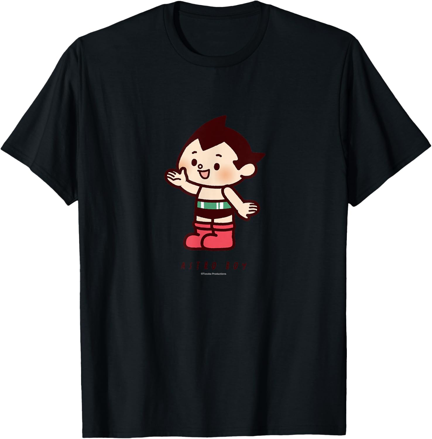 Astro Boy chibi character (Atom) (C)Tezuka Productions T-Shirt - T-Shirt | Black