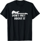 Don't Fret Designs - Don't Fret About It Guitar Music - Black - -Adults - Small - - Short Sleeve T-Shirt - T-Shirt | Black