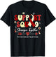 Groovy Support Squad Burgundy Ribbon Throat Cancer Awareness T-Shirt - T-Shirt | Black