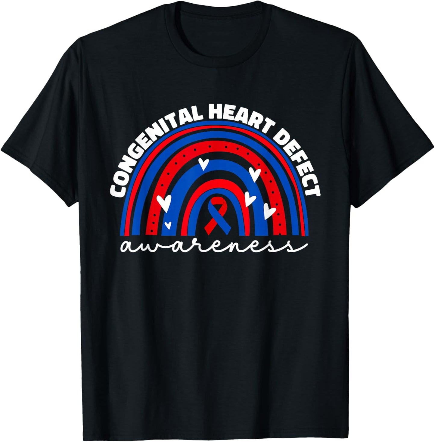 CHD Congenital Heart Defect Awareness Month For Kids Women T-Shirt - T-Shirt | Black