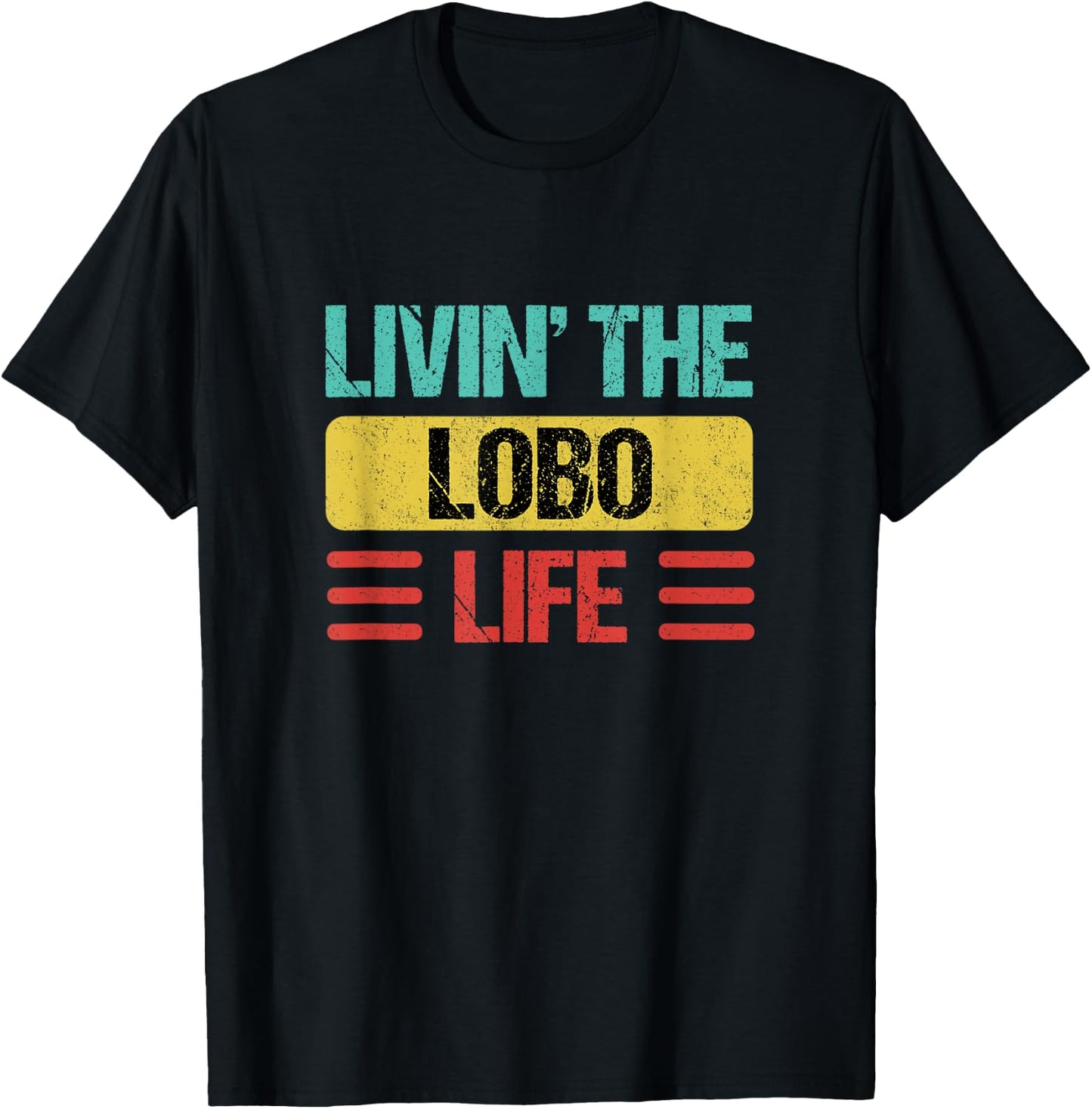 Lobo Name T-Shirt - T-Shirt | Black