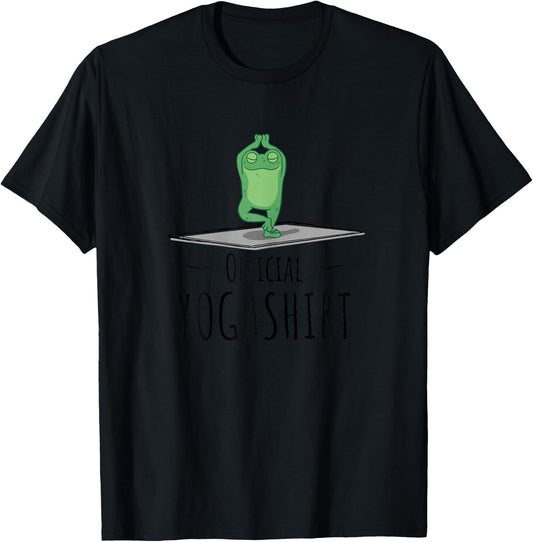 Cute Chakra Yogi Namaste & Meditation Om Mantra Zen Yoga T-Shirt - T-Shirt | Black