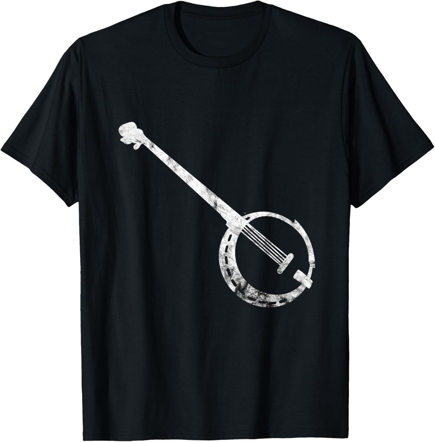 Banjo Instrument Bluegrass Country Musical Instrument Player T-Shirt - T-Shirt | Black