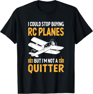 RC Airplanes - RC Plane Operator Radio Controlled Aircraft T-Shirt - T-Shirt | Black