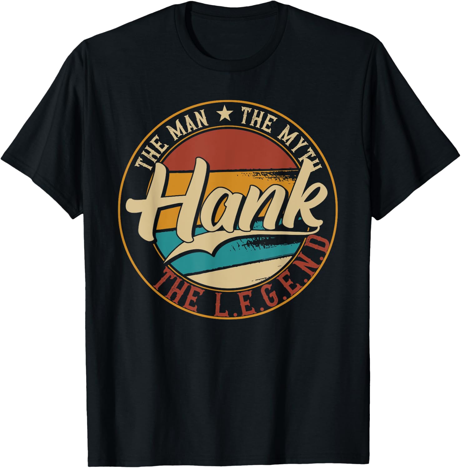 The Best Outfits & Accessories for Hank Men's Classic Retro Black Short Sleeve Size Small T-Shirt - T-Shirt | Black