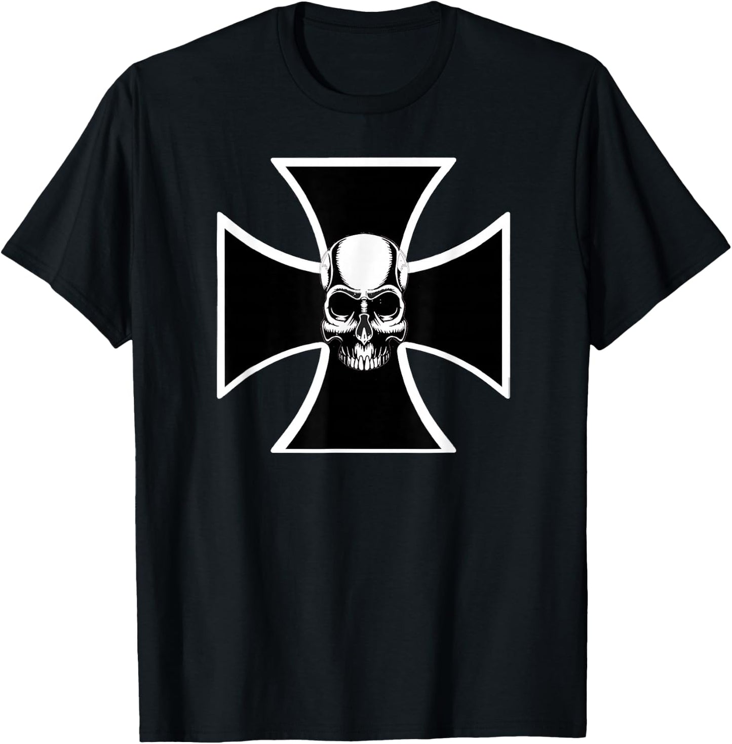 Iron Cross Biker T-Shirt - T-Shirt | Black