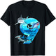 Kids Shark Boy 9 Years Birthday Child Children Birthday T-Shirt - T-Shirt | Black