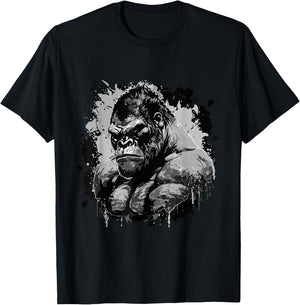 Gorilla Beast Muscles Workout Bodybuilding Boxing Gym T-Shirt - T-Shirt | Black