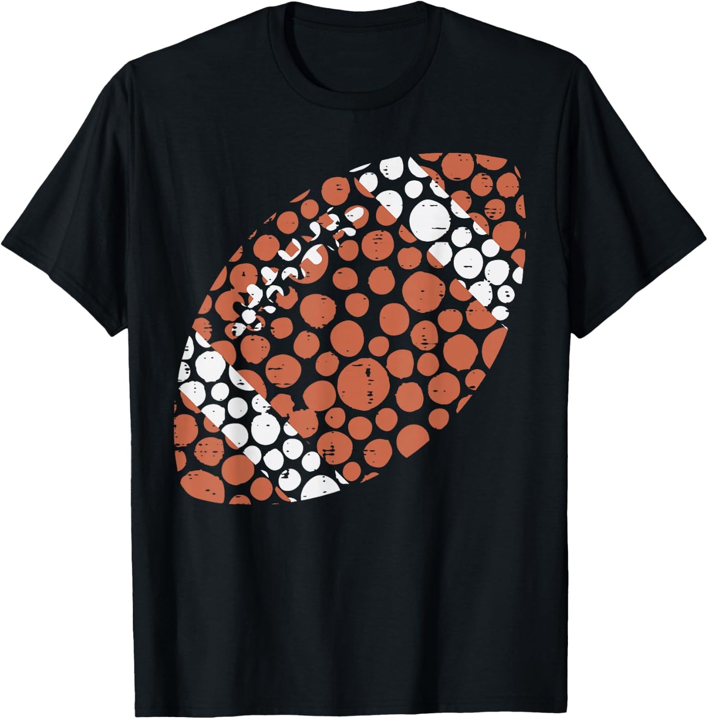 American Football Dots International Dot Day Men Boys Kids T-Shirt - T-Shirt | Black