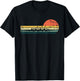 Vintage Rowing Funny Rower Crew Boat Sculling Lovers Outfit T-Shirt - T-Shirt | Black