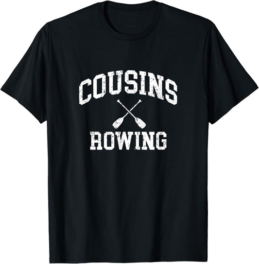 Cousins Rowing T-Shirt - T-Shirt | Black