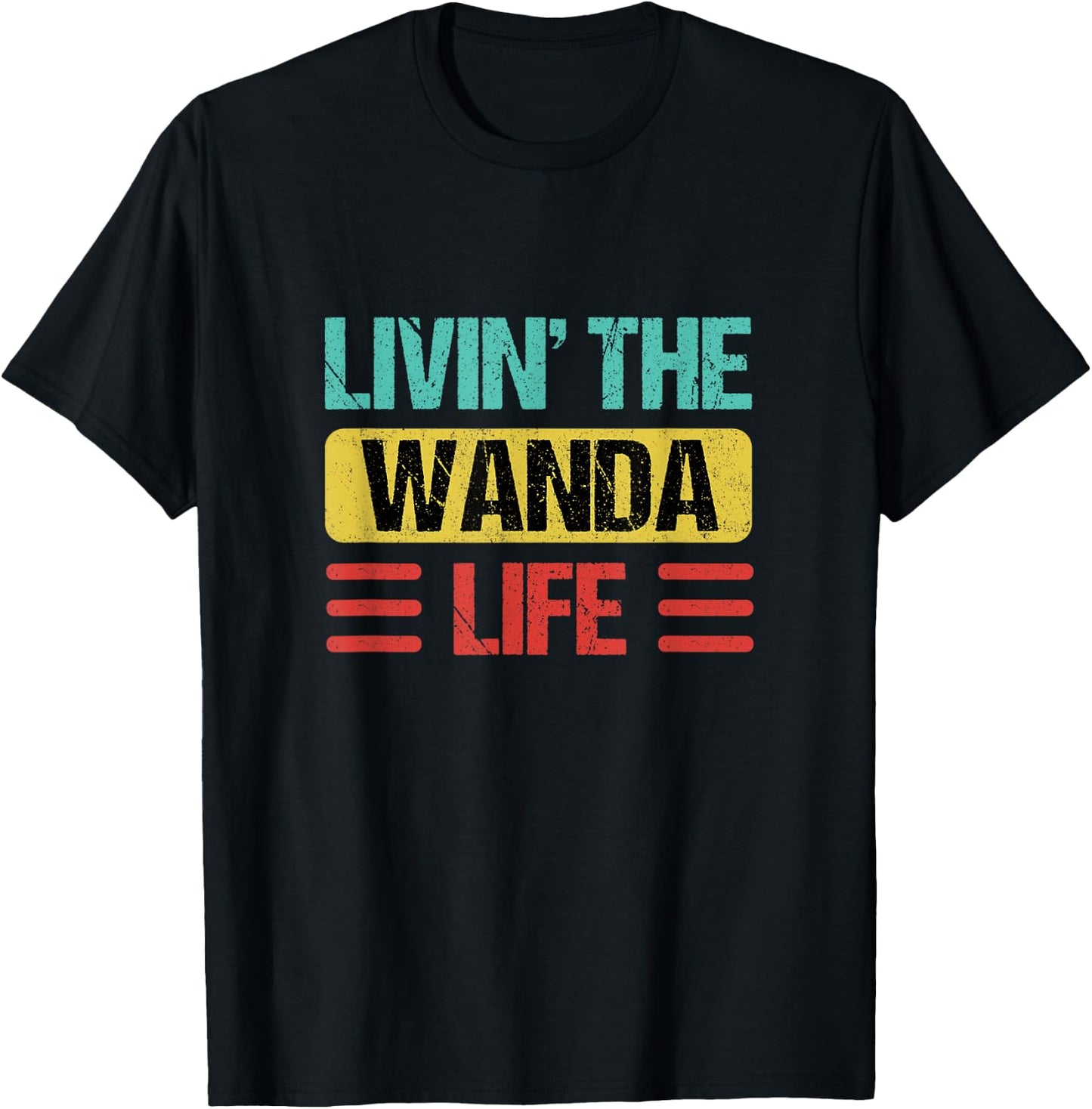Wanda Name T-Shirt - T-Shirt | Black