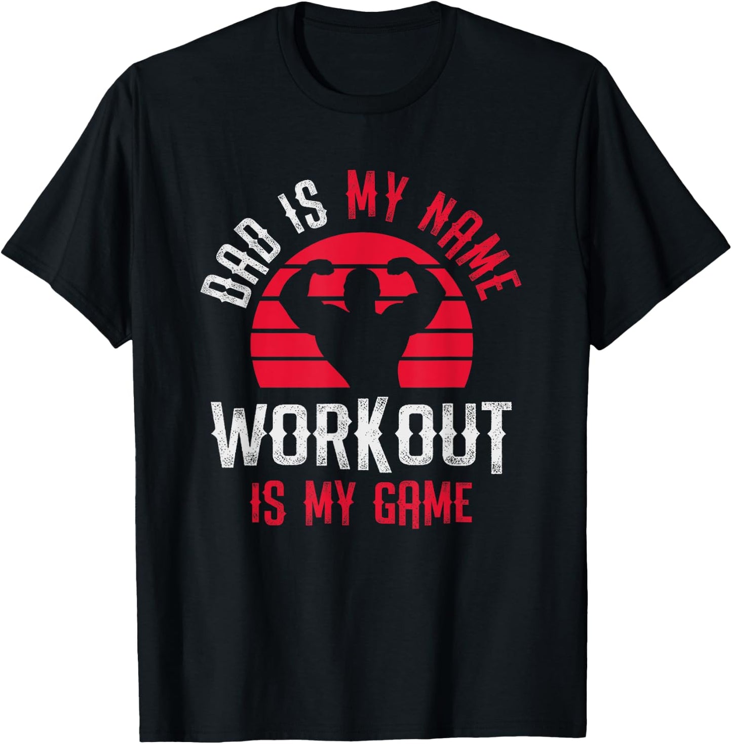Funny Fitness Dad Gym Workout Father's Day T-Shirt - T-Shirt | Black