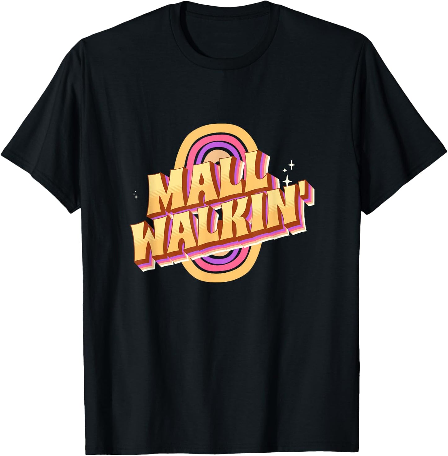 Mall Walker Workout Walking Funny Style T-Shirt - T-Shirt | Black