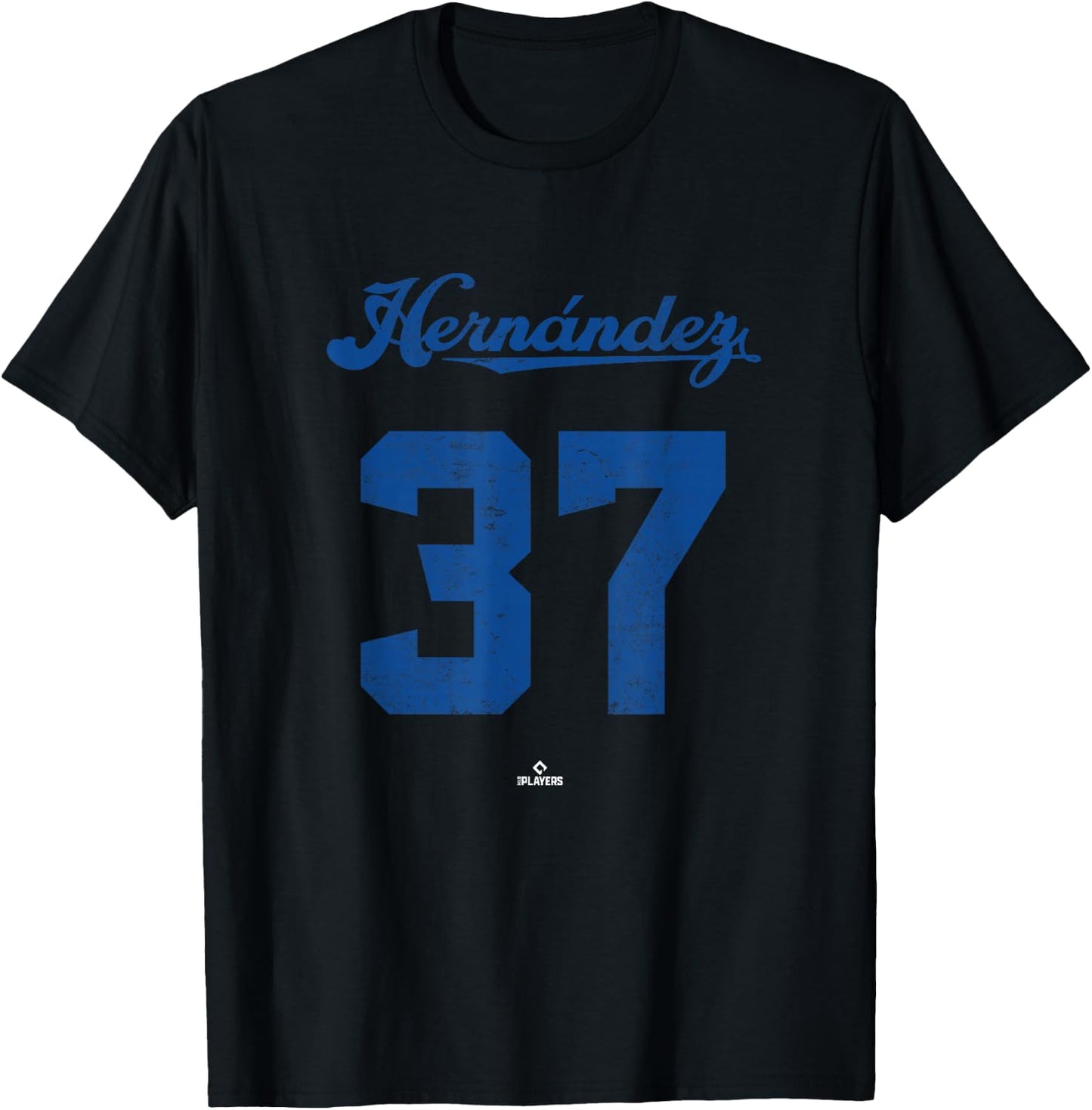 Teoscar Hernandez 37 Teoscar Hernandez Toronto MLBPA T-Shirt - T-Shirt | Black