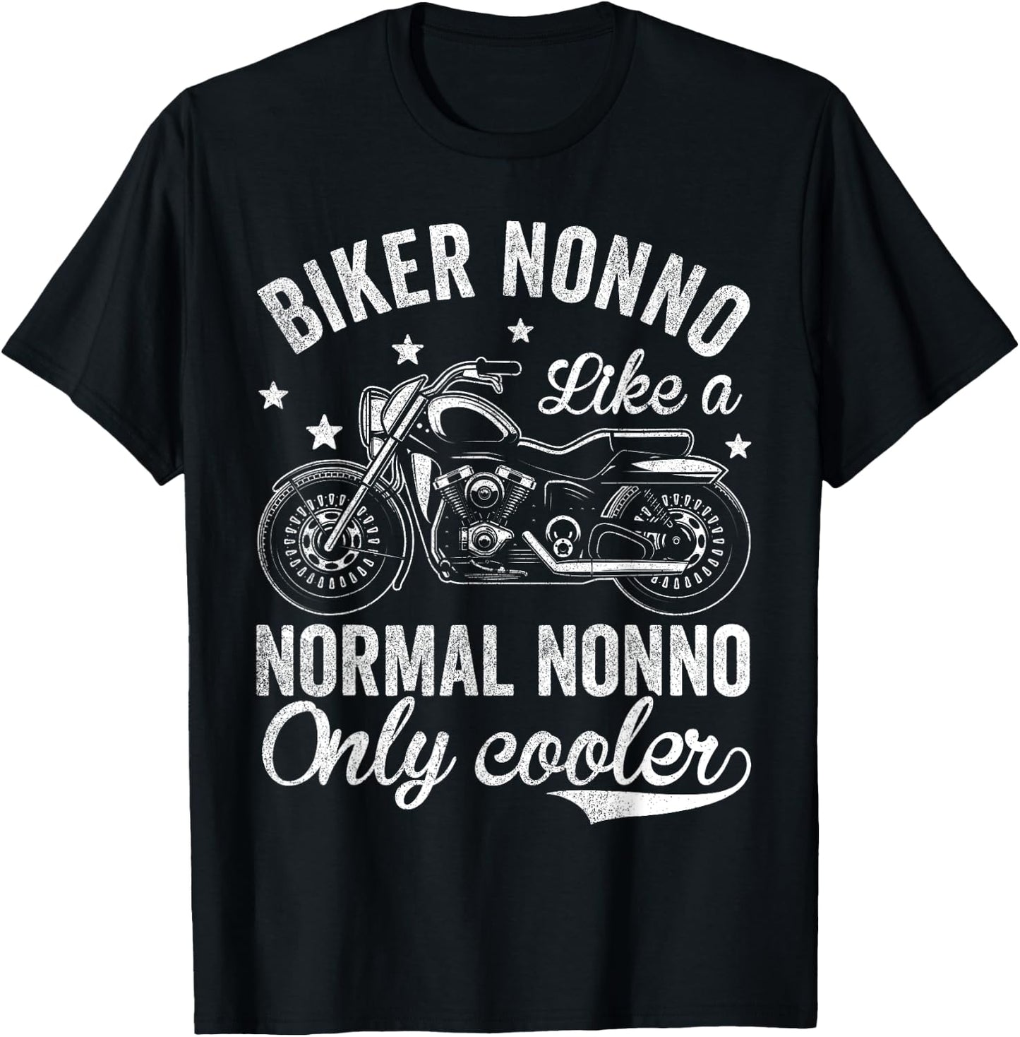 Vintage Motorcycle Shirts , Bike Riders Biker Nonno T-Shirt - T-Shirt | Black