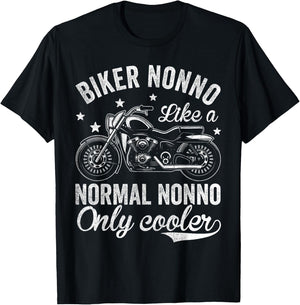 Vintage Motorcycle Shirts , Bike Riders Biker Nonno T-Shirt - T-Shirt | Black
