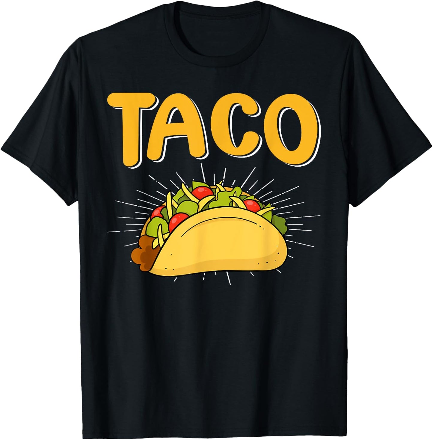 Retro Taco Mexican Food Eater Tacos Lover Fiesta T-Shirt - T-Shirt | Black