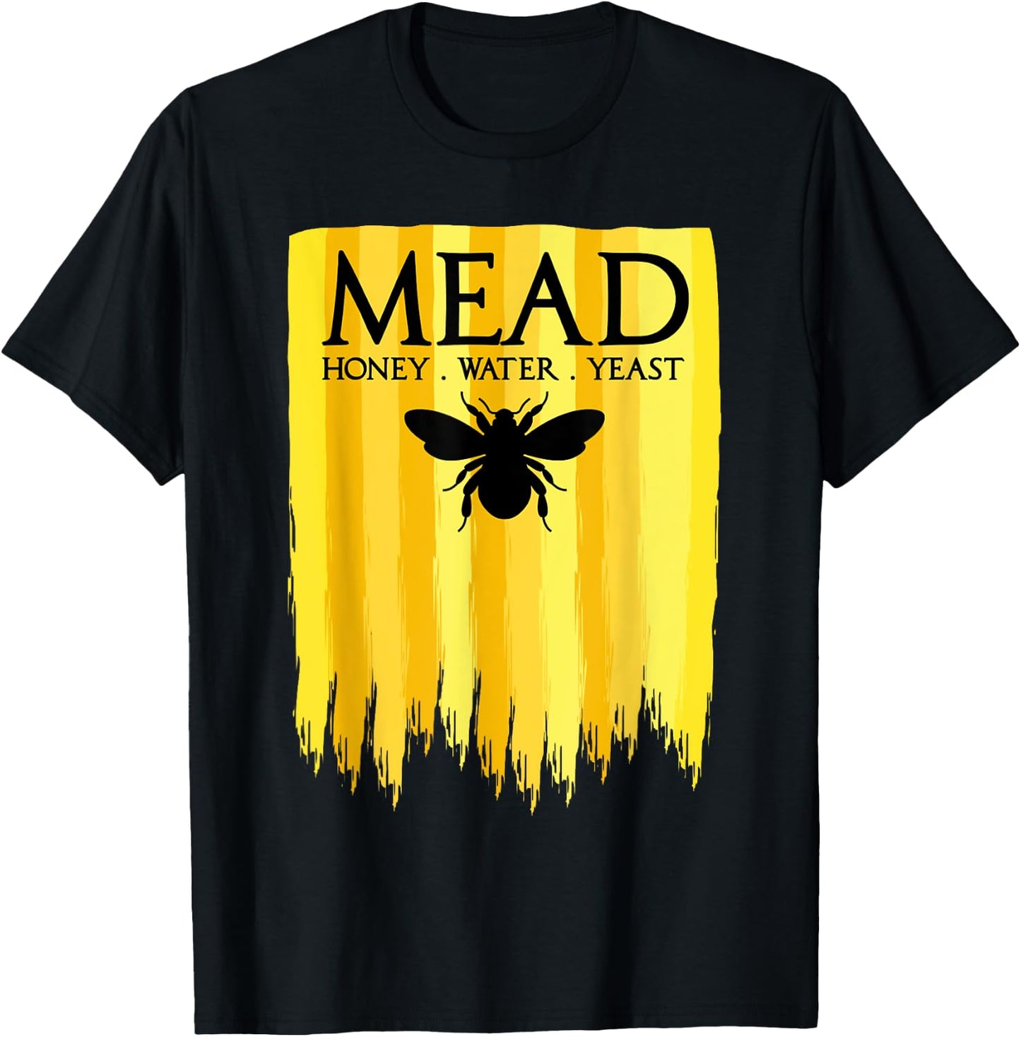 Mead Maker Honey Bee Homebrewer Drinker T-Shirt - T-Shirt | Black