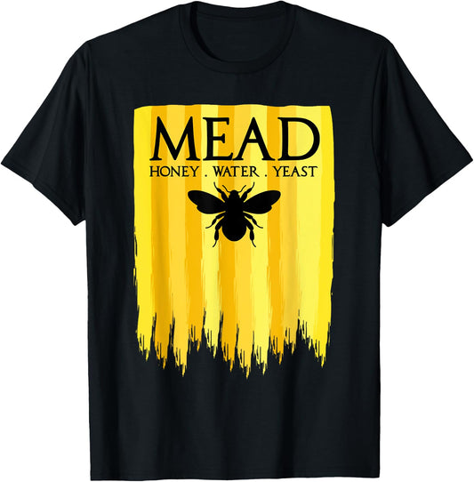 Mead Maker Honey Bee Homebrewer Drinker T-Shirt - T-Shirt | Black