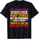 Salsa And Chips Strong Woman Mexican Cuisine Cinco De Mayo T-Shirt - T-Shirt | Black