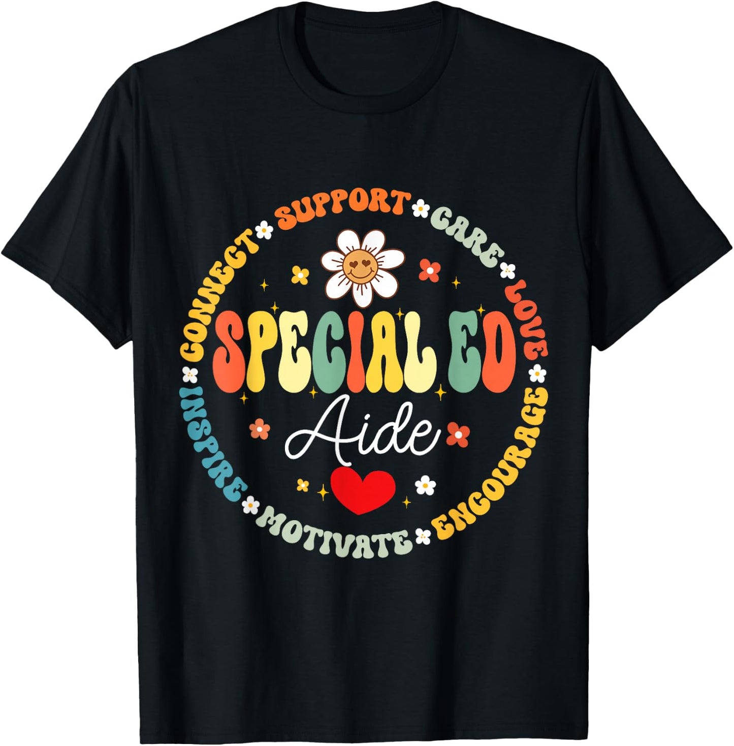Special Education Teacher Special ED Aide Life SPED T-Shirt - T-Shirt | Black