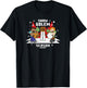 Minecraft Christmas Snow Golem Season T-Shirt - T-Shirt | Black