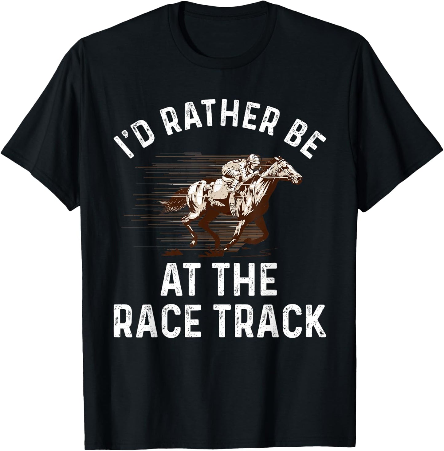 Cool Horse Racing Women Race Jockey Derby Equestrian T-Shirt - T-Shirt | Black