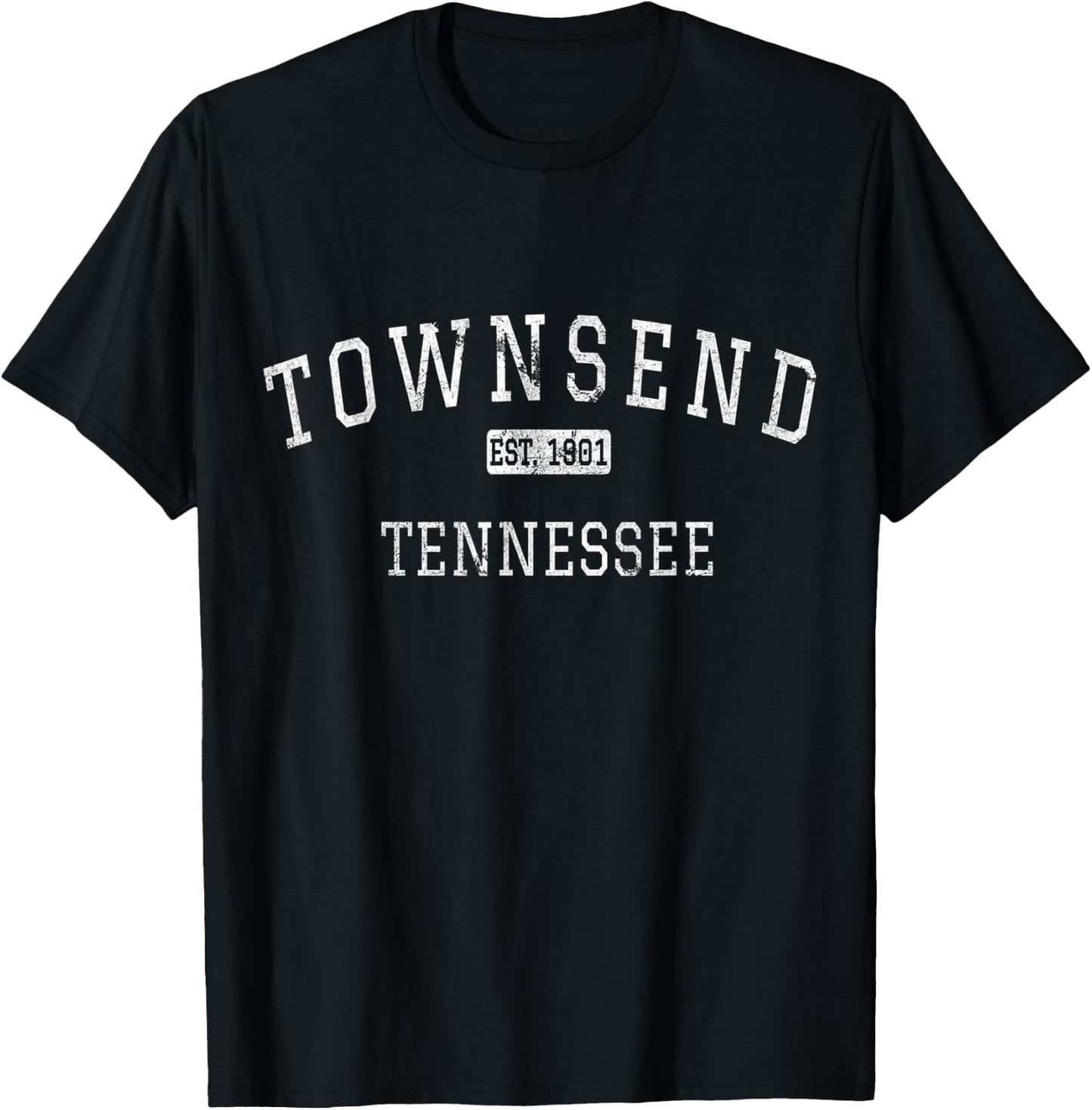 Townsend Tennessee TN Vintage T-Shirt - T-Shirt | Black