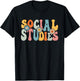 Social Studies Funny Back To School Teachers Students T-Shirt - T-Shirt | Black