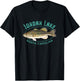 Jordan Lake North Carolina Largemouth Bass Design T-Shirt - T-Shirt | Black
