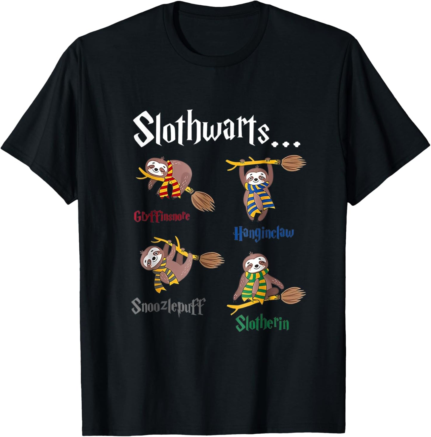 Love sloth Women Shirt sloth Lovers for kids and girls T-Shirt - T-Shirt | Black