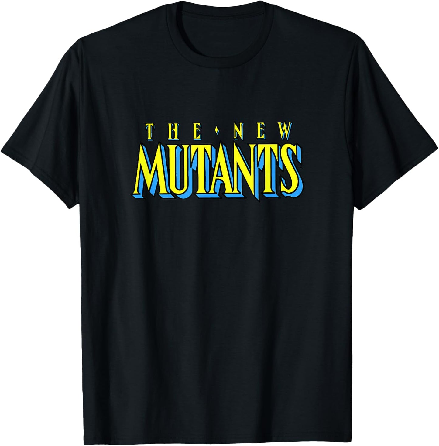 Marvel X-Men The New Mutants Vintage Comic Book Logo T-Shirt - T-Shirt | Black