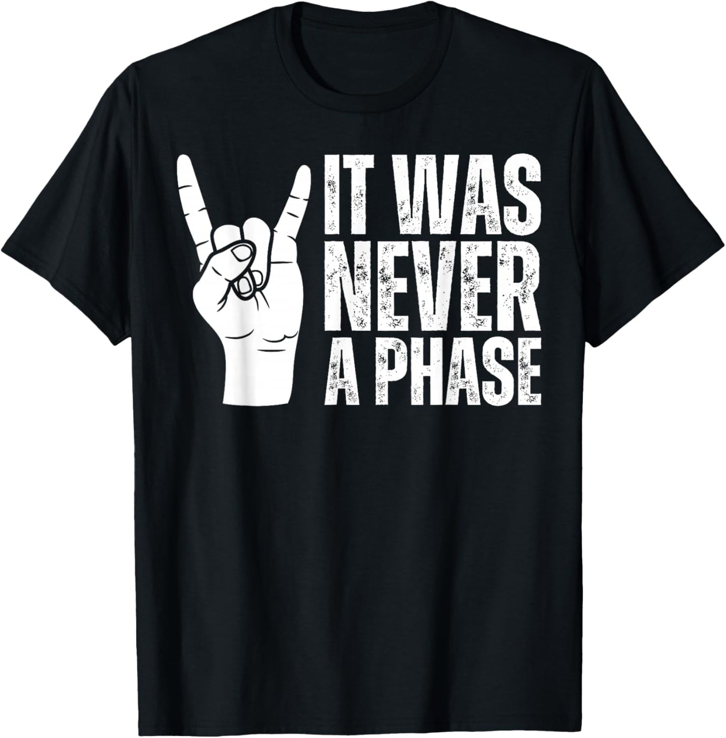 IT WAS NEVER A PHASE, It's A Lifestyle: Elder Emo Still Emo T-Shirt - T-Shirt | Black