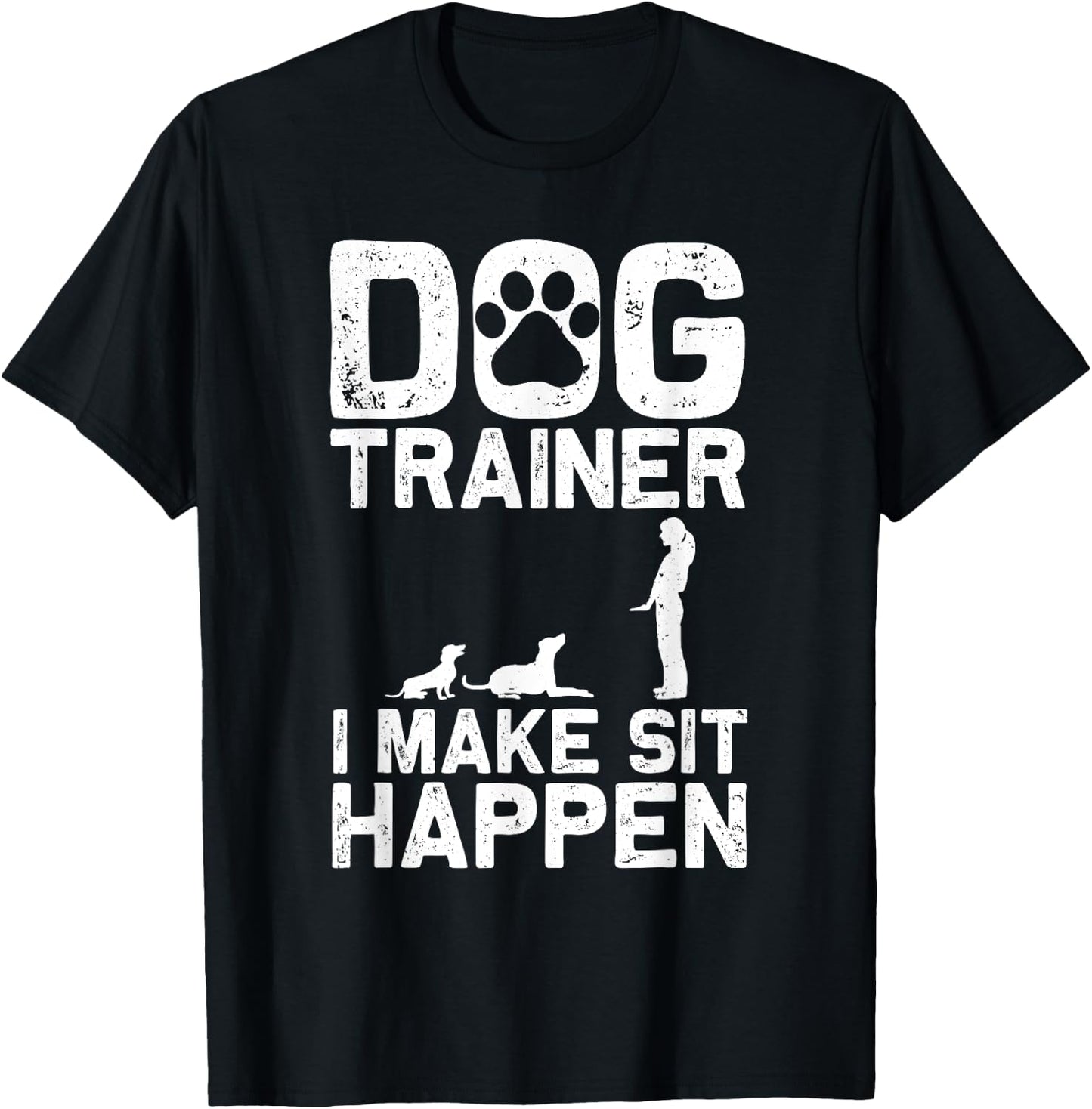 Cool Dog Trainer Women Service Dog Handler Training T-Shirt - T-Shirt | Black