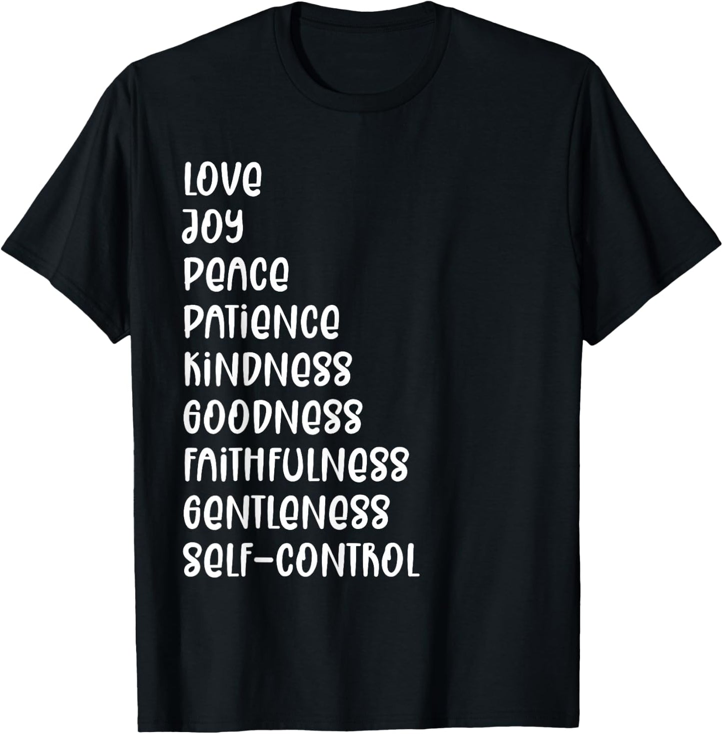 Galatians 5 22 Gift Christians - Fruit Of The Spirit T-Shirt - T-Shirt | Black