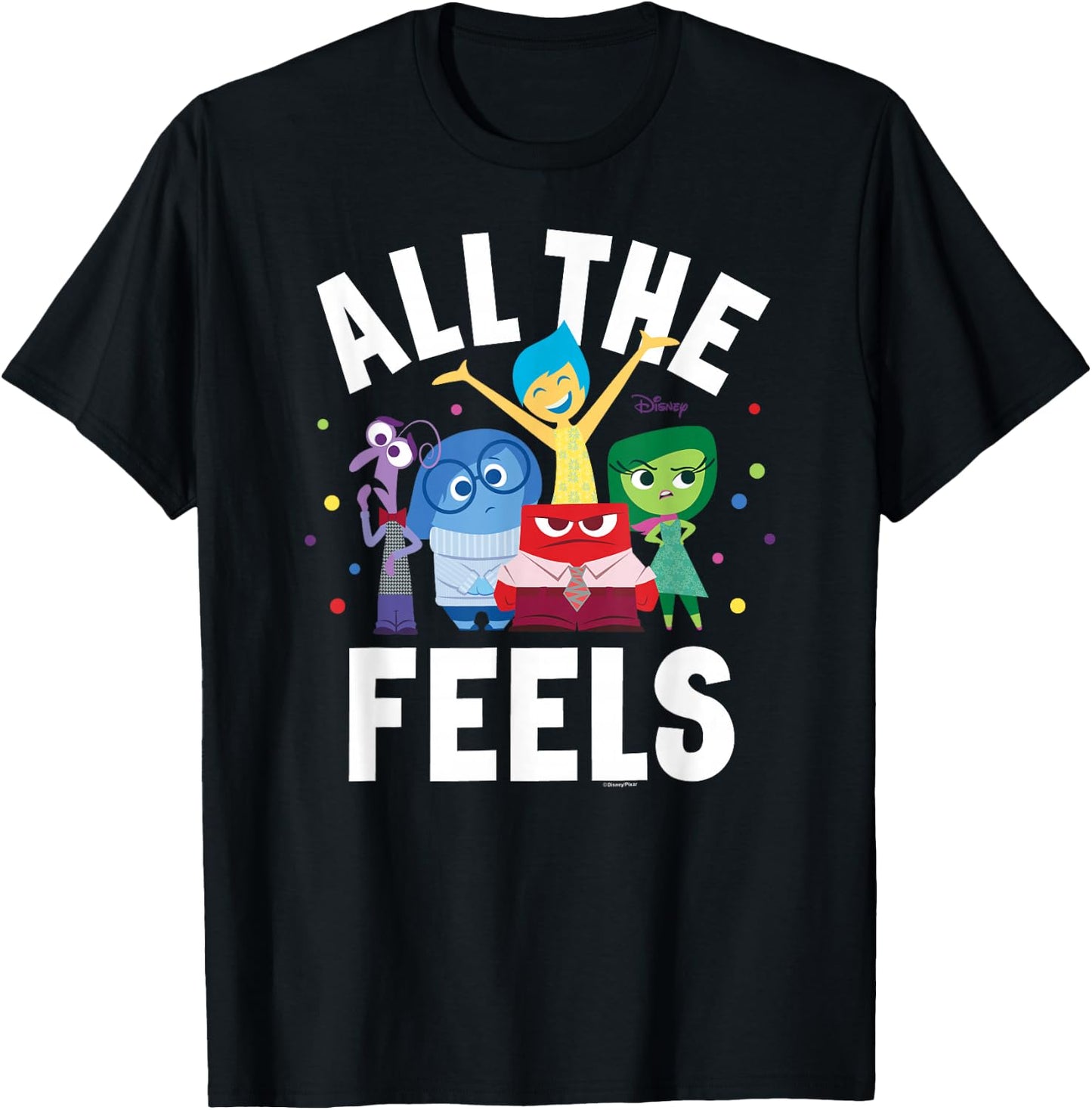 Inside Out - All The Feels T-Shirt - T-Shirt | Black