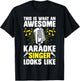 This Is What An Awesome Karaoke Singer Looks Like T-Shirt - T-Shirt | Black